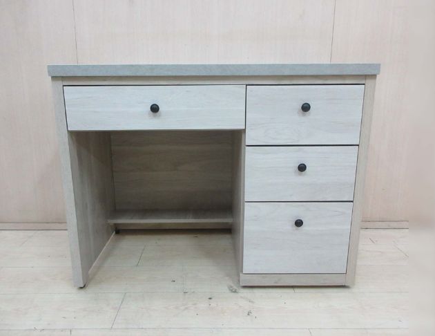 庫存新品出清 白橡木色105公分四抽書桌 辦公桌 電腦桌 桌子