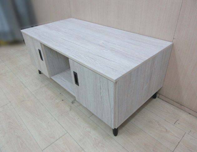 庫存新品出清 白橡木色120公分兩門一抽茶几 沙發桌 客廳桌 5