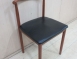 二手餐桌椅 柚木黑40公分營業用餐椅 靠背椅 休閒椅 椅子
