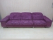 二手沙發 歐德葆301公分紫色絨布沙發 三人沙發 客廳休閒沙發