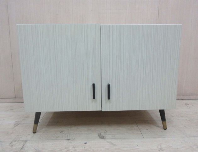 二手電視櫃 白橡色82公分兩門TV櫃 置物櫃 矮櫃 收納櫃