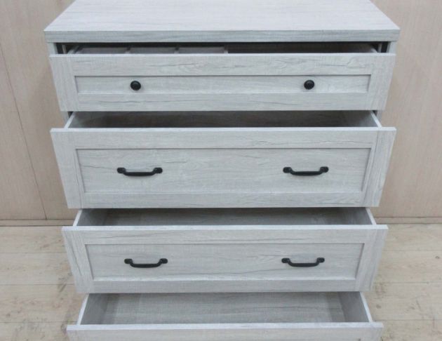 庫存新品出清 白橡木色100公分四抽收納櫃 四斗櫃 抽屜置物櫃 3