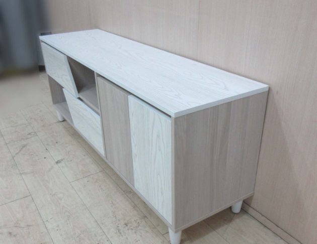 庫存新品出清 白橡木色150公分兩門兩抽電視櫃 視聽櫃 長櫃 5