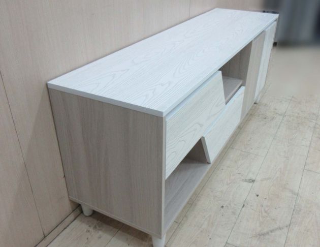 庫存新品出清 白橡木色150公分兩門兩抽電視櫃 視聽櫃 長櫃 4