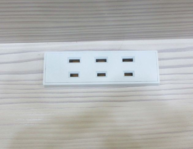 二手床頭櫃 雪松色152公分一門可充電床頭箱 5尺雙人床頭 3