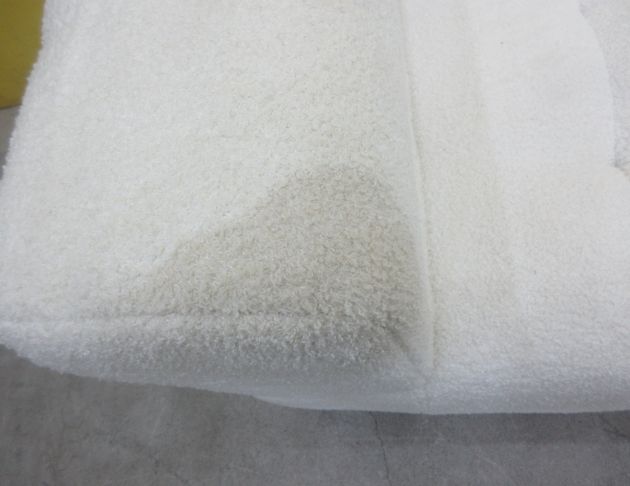 二手沙發 白色160公分雙人布沙發 雲朵沙發 接待沙發 沙發椅 3