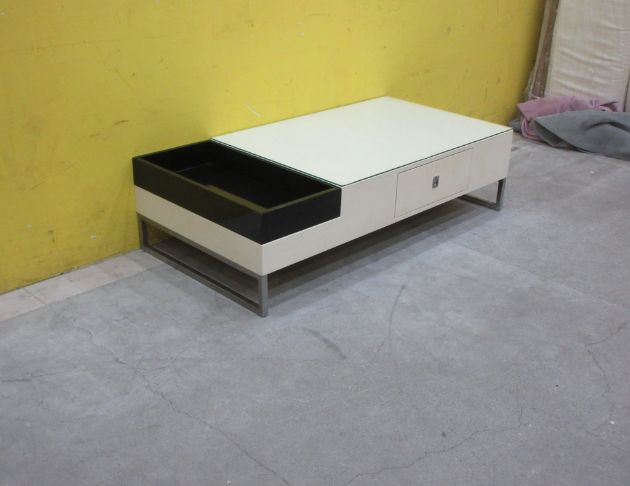 二手茶几 米黃色120公分一抽沙發桌 客廳桌 桌子 矮桌 4