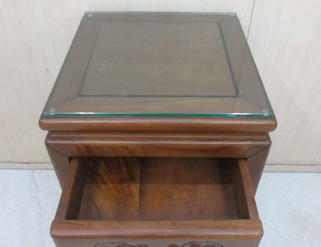 二手公婆椅 柚木58公分太師椅 圈椅 一桌兩椅 仿古桌椅三件組 3