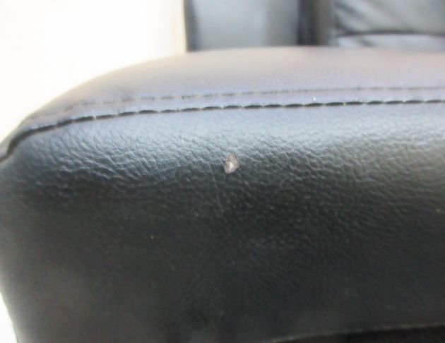 二手沙發 黑色165公分L型皮沙發 懶人沙發 休閒沙發 沙發椅 3