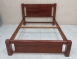 二手床架 胡桃木色152公分實木床組 5尺雙人床架 床台 寢具