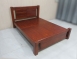 二手床架 胡桃木色152公分實木床組 5尺雙人床架 床台 寢具
