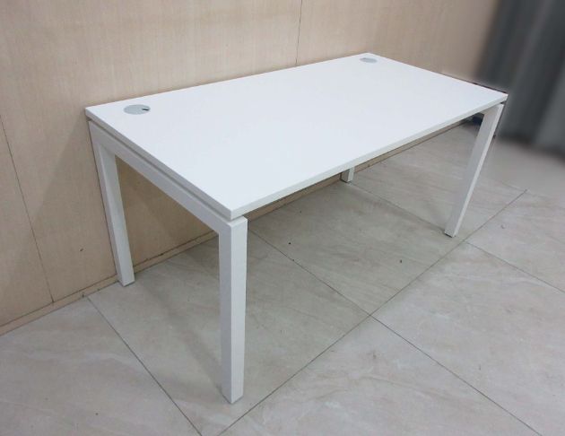 二手書桌 白色150公分簡易型電腦桌 辦公桌 桌子 工作桌 3