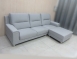 灰色273公分涼感布L型布沙發 三人沙發 客廳沙發