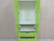 二手衣櫥 綠色61公分兩門四抽衣櫃 單人衣櫃 兒童衣櫃