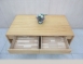二手茶几 原木色130公分實木兩抽沙發桌 客廳桌 接待桌 桌子