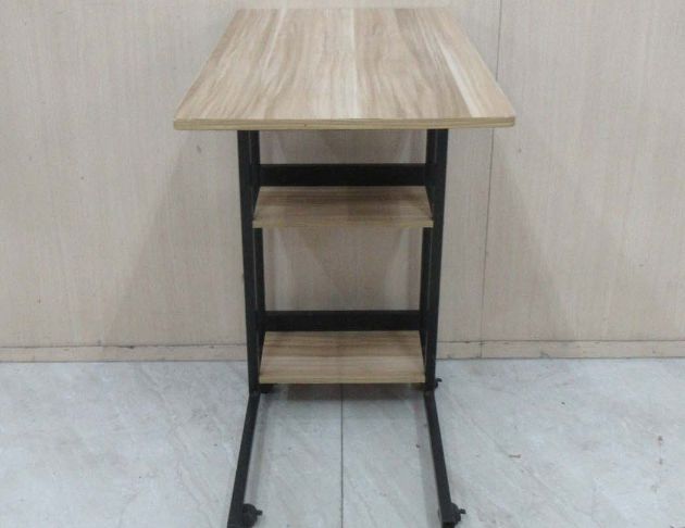 二手茶几 橡木色40公分沙發邊几 可移動邊桌  電腦桌 床邊桌