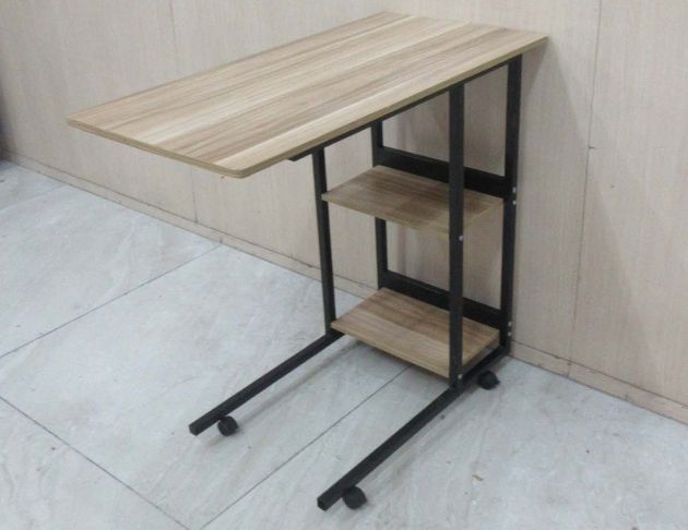 二手茶几 橡木色40公分沙發邊几 可移動邊桌  電腦桌 床邊桌 3