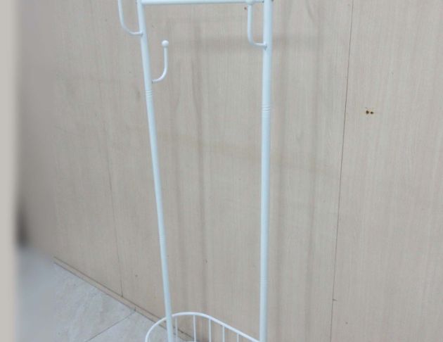 庫存新品出清 白色60公分北歐風移動是衣帽架 吊衣架 衣架 4