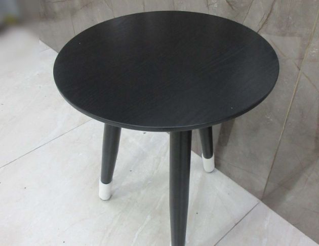 新品庫存出清 黑色50公分圓形茶几 矮桌 邊桌 沙發桌 接待桌 4