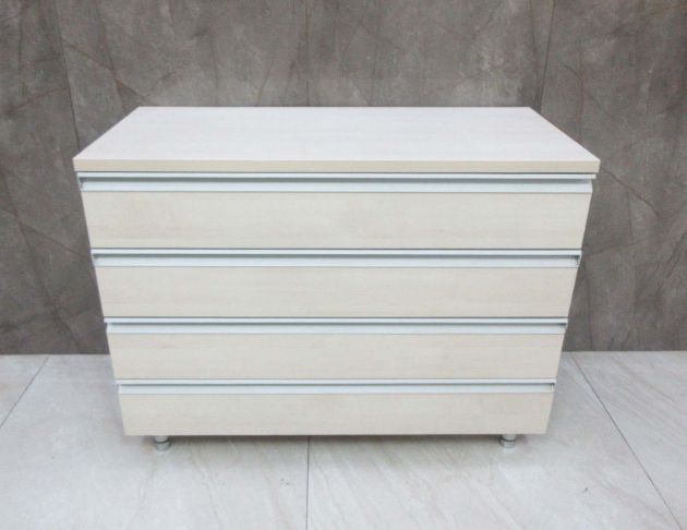 二手斗櫃 白橡色100公分四抽收納櫃 四斗櫃 抽屜櫃 置物櫃 1