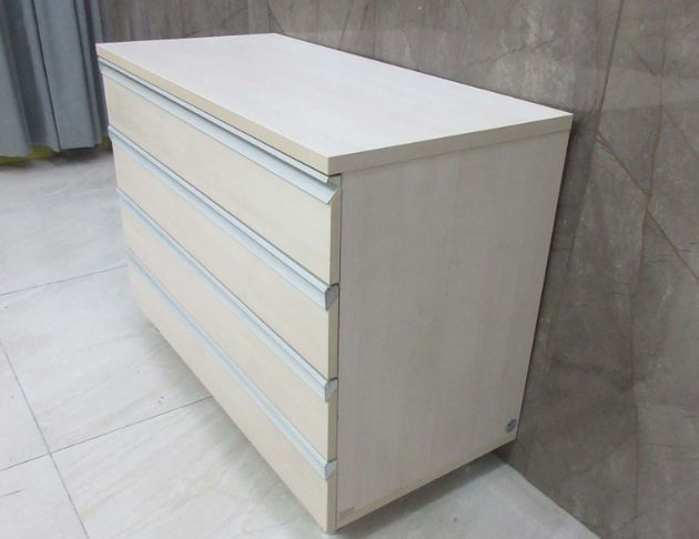 二手斗櫃 白橡色100公分四抽收納櫃 四斗櫃 抽屜櫃 置物櫃 5