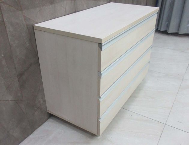 二手斗櫃 白橡色100公分四抽收納櫃 四斗櫃 抽屜櫃 置物櫃 4