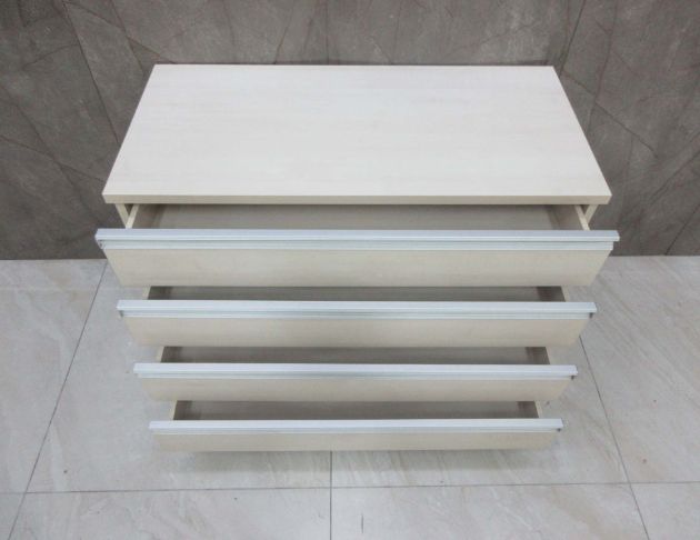 二手斗櫃 白橡色100公分四抽收納櫃 四斗櫃 抽屜櫃 置物櫃 2