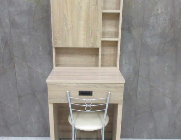 庫存新品出清 梧桐色60公分一門一抽化妝桌 梳妝桌椅 化妝台