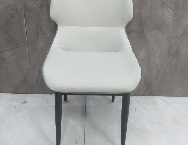 庫存新品出清 淺灰色49公分科技皮餐桌椅 娃娃椅 化妝椅 椅子