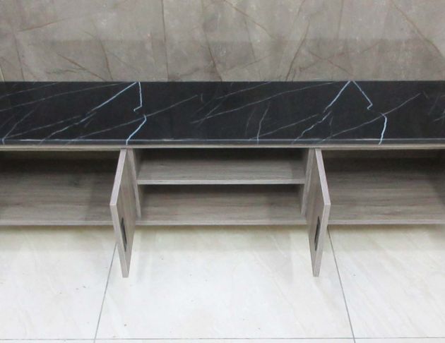 庫存新品出清 灰橡色181公分石面四門電視櫃 TV櫃 置物長櫃 3