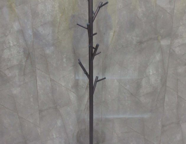 手衣帽架 深咖啡色木質落地衣架 樹枝掛衣架 吊衣架 衣架