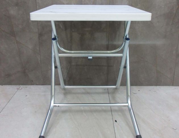 庫存新品出清 白石紋60公分摺疊桌 四方桌 桌子 折桌 吃飯桌