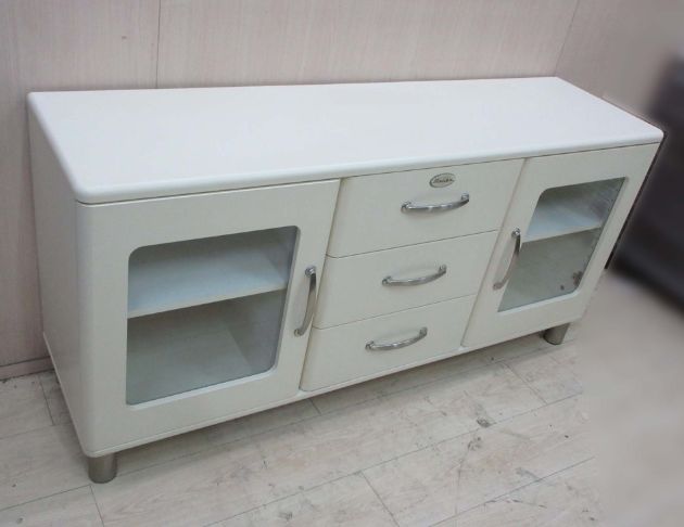 二手餐櫥櫃 白色150公分兩門三抽餐櫃 電器櫃 碗盤置物櫃 4