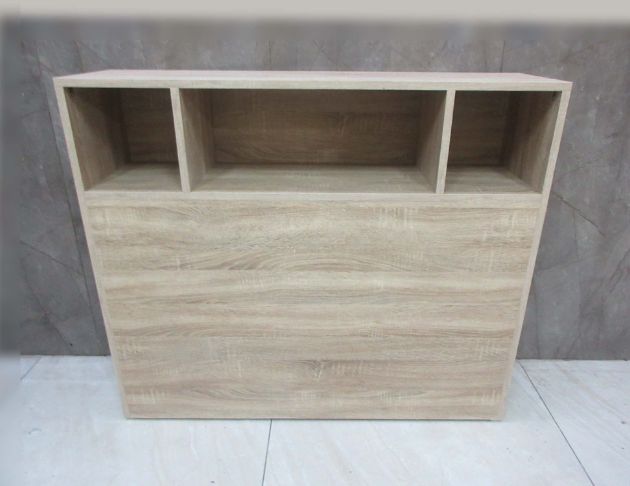 二手床頭箱 梧桐色106公分床頭櫃 3.5尺單人床頭 寢具