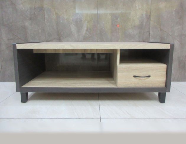 庫存新品出清 梧桐黑120公分三抽茶几 客廳桌 沙發桌 桌子