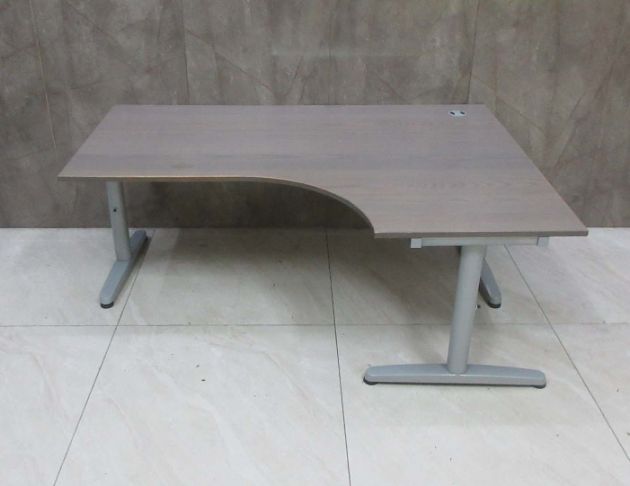 二手辦公桌 咖啡色160公分L型電腦桌 會議桌 書桌 工作桌