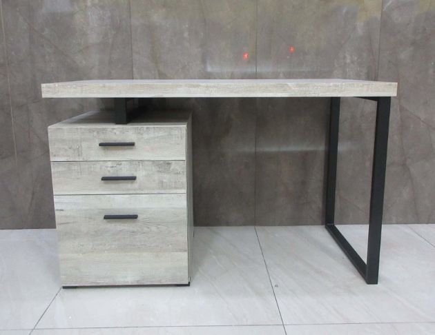 庫存新品出清 橡木紋120公分三抽書桌 電腦桌 工作桌 辦公桌