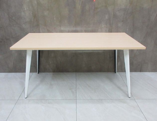 二手會議桌 白橡色160公分辦公桌 洽談桌 工作桌 開會桌