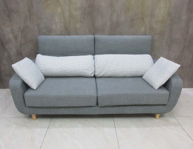 二手沙發 灰色197公分雙人布沙發 休閒沙發 客廳沙發 沙發椅