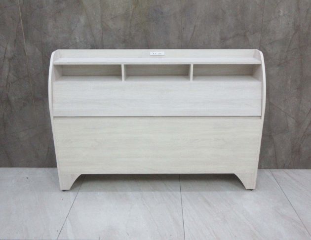 庫存新品出清 白梧桐色151公分一門可充電置物床頭 5尺床頭箱