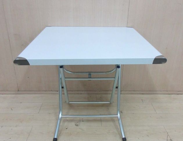 庫存新品出清 銀色86公分白鐵桌 不銹鋼桌 萬用桌 折合桌