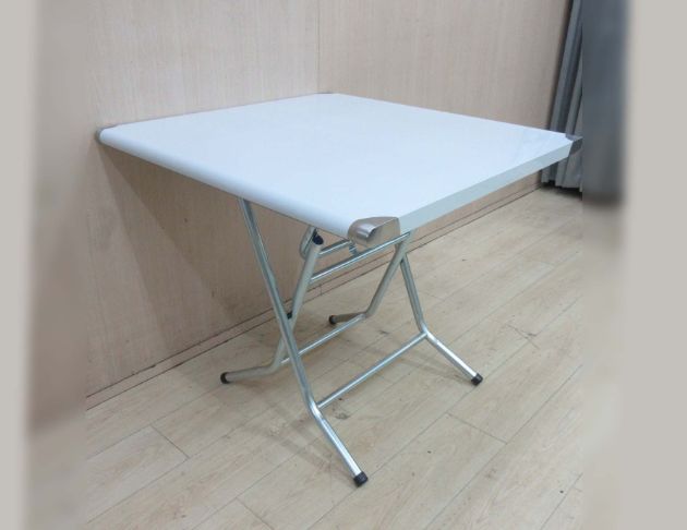 庫存新品出清 銀色86公分白鐵桌 不銹鋼桌 萬用桌 折合桌 3