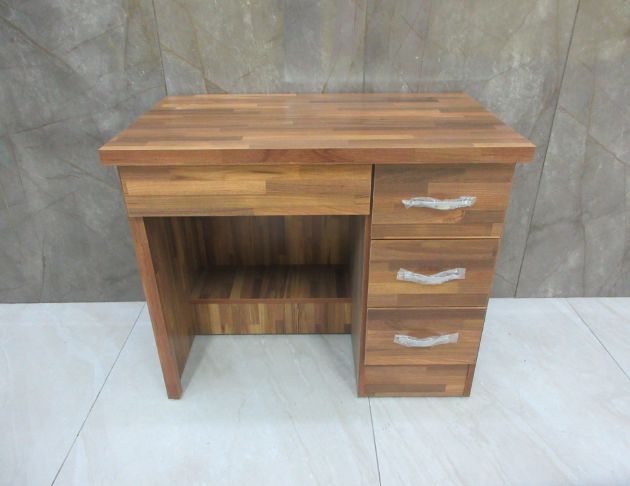 庫存新品出清 集層木紋90公分四抽書桌 電腦桌 寫字桌 辦公桌