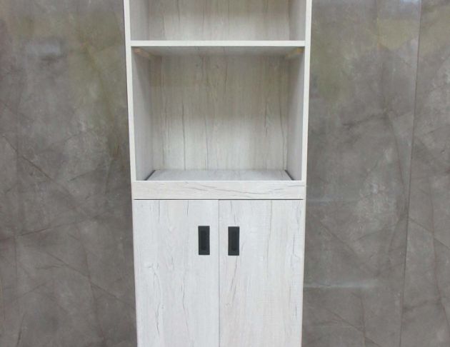 庫存新品出清 白橡木色60公分兩門一抽高餐櫃 電器櫃 餐櫥櫃