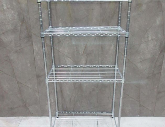二手層架 銀色62公分四層架 鐵力士架 置物架 收納架 架子 