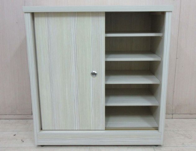 庫存新品出清 雪松色88公分兩門鞋櫃 推門鞋櫥 玄關置物櫃 3