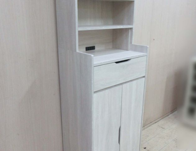 庫存新品出清 白梧桐色61公分兩門一抽鞋櫃 玄關置物櫃 鞋櫥 3