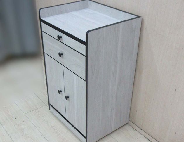 庫存新品出清 白橡木色50公分兩門兩抽茶水櫃 邊櫃 矮餐櫃 4