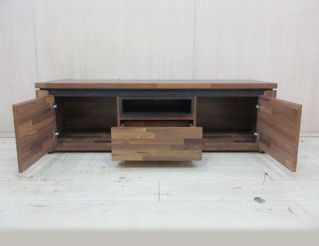 庫存新品出清 集層木紋151公分兩門一抽電視櫃 客廳收納長櫃  3