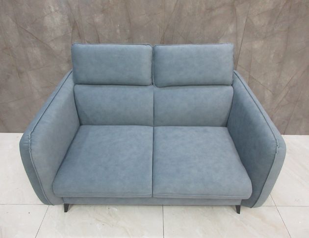 庫存新品出清 藍色140公分雙人布沙發 客廳沙發 休閒沙發椅